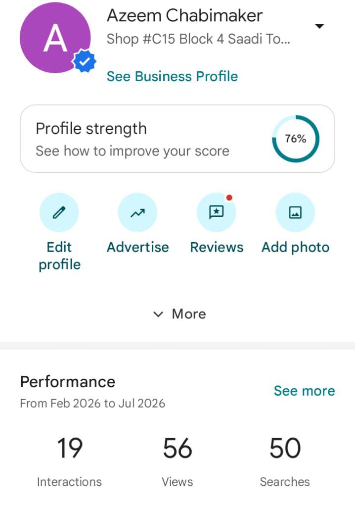 Profile Views Azeem Chabi Maker