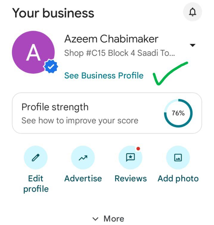 Azeem Chabi Maker Verified Google business Profile
